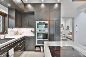 Jenn-Air appliance repair — stainless appliance detail